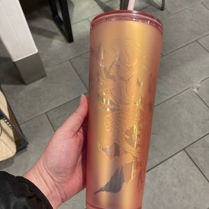 Starbucks Rose Gold Siren Soft Touch Cold Cup